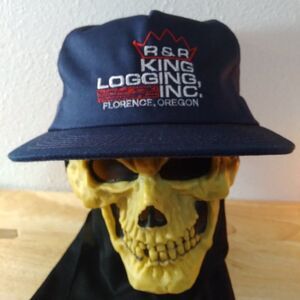 Vintage R&R King Logging Florence Oregon Snap Back Hat
